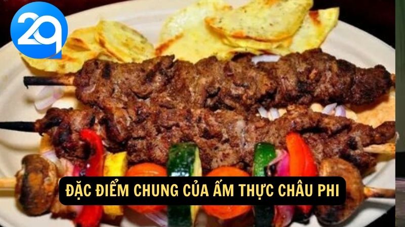 Đặc điểm chung của ẩm thực châu Phi